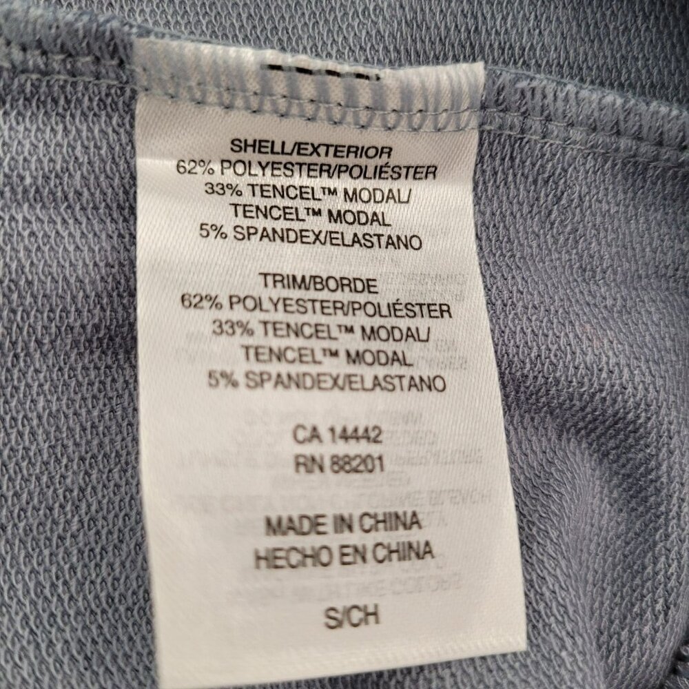 Mondetta Women Camouflage Print Crewneck Long Sleeve Sweatshirt Gray Size Small - Picture 9 of 11